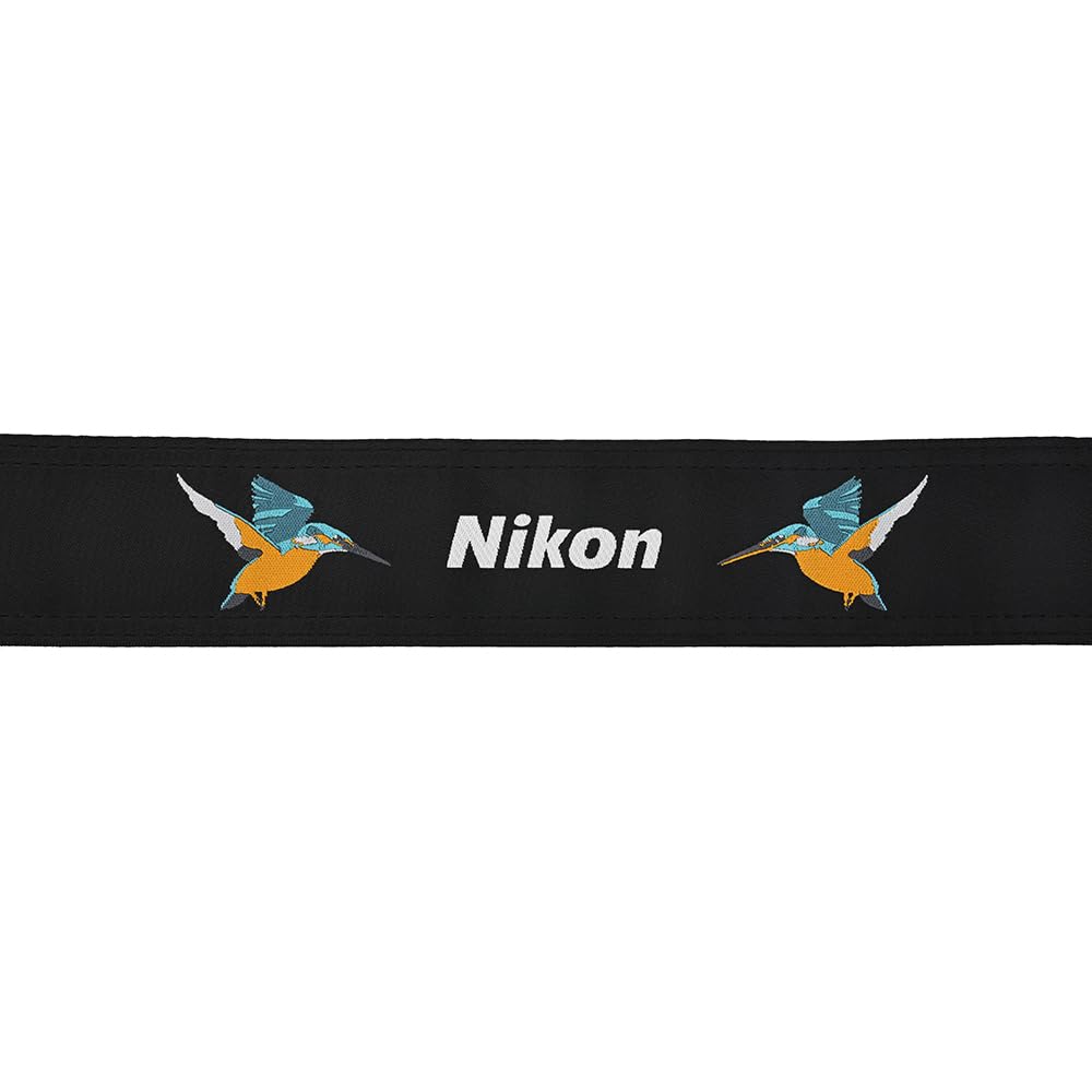Nikon Camera Bird Strap Kingfisher Black (Wide)