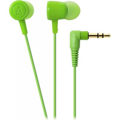Audio Technica Audio Technica Earphones Green Ath Ckl220 Gr Green Without Remote