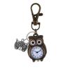 Owl Keychain Watch Clip Carabiner Watch Pocket Watch Analog Waterproof Cute Fashion Accessory for Men and Women