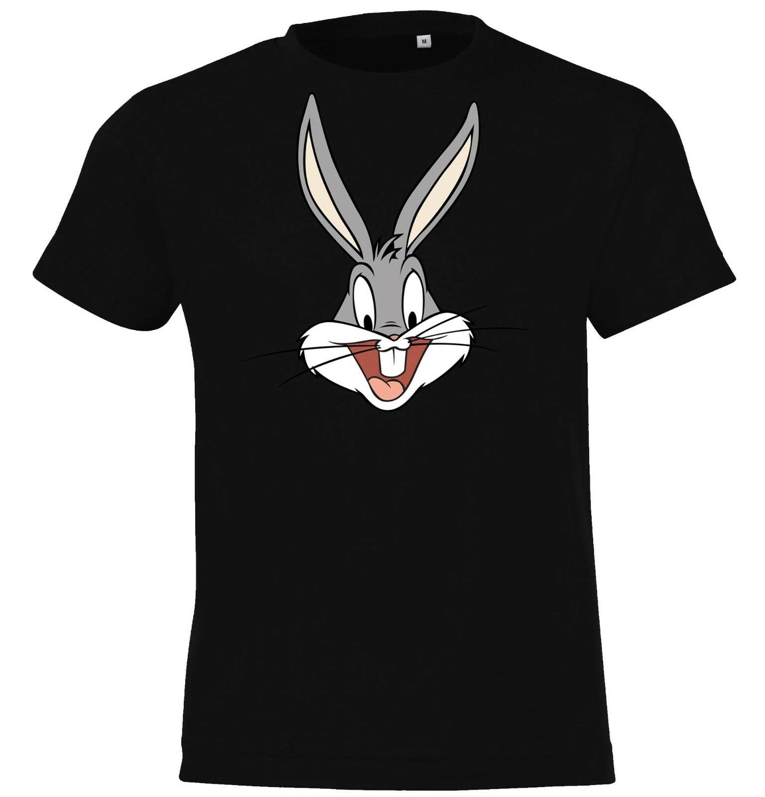 Youth Designz Kids kids boys T-Shirt Bunny Bugs Logo Print Cartoon Looney Comic Tunes 110