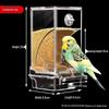 Anti-Spill Splash-Proof Hanging Bird Feeder for Parakeets and Cockatiels