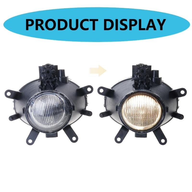 1 Pair Car Front Bumper Fog Lights Cover 63176911007 for E46 4DR 02-05 Foglight Housing Auto Accessories