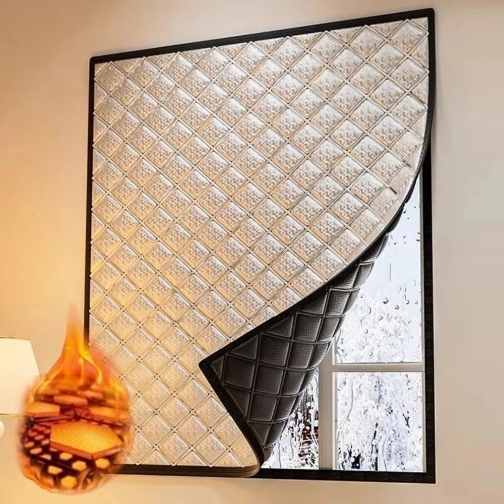 Insulation Film Soundproof Curtains Self-Adhesive Winter Warm Curtains Window Screens Window