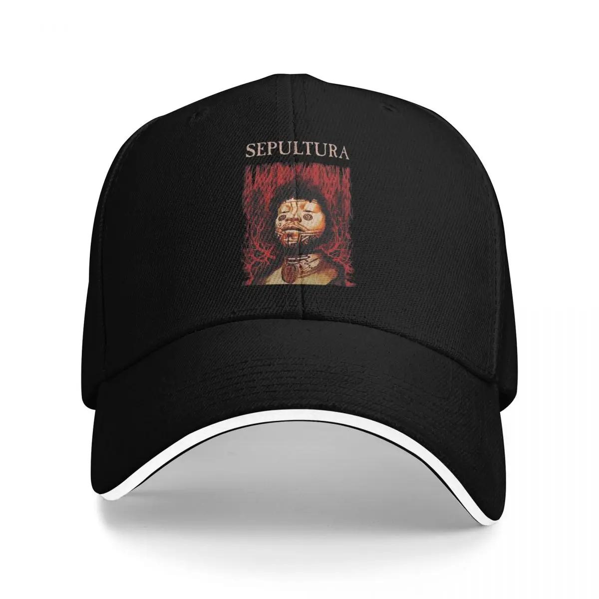 

Sepultura Band Graphic Trucker Hat Unisex s Caps Baseball Cap Baseball Cap Unisex One Size