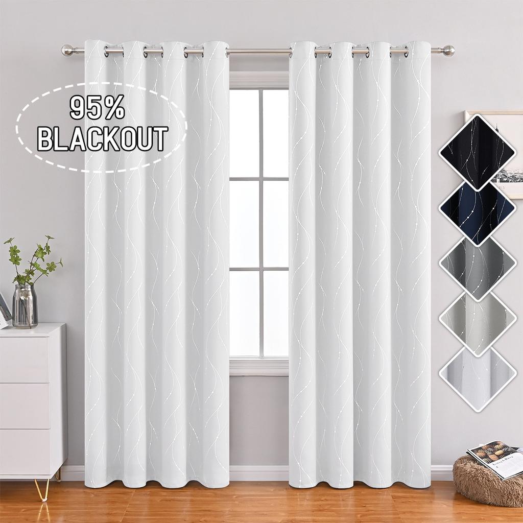 2025New High Quality Curtains Bedroom Living Room Sunscreen Curtains Meteor Curtains