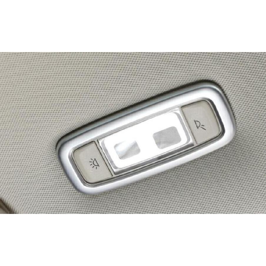 For BMW 7 Series 2016-2022 Matte Silver Rear Reading Light Lamp Decor Cover Trim