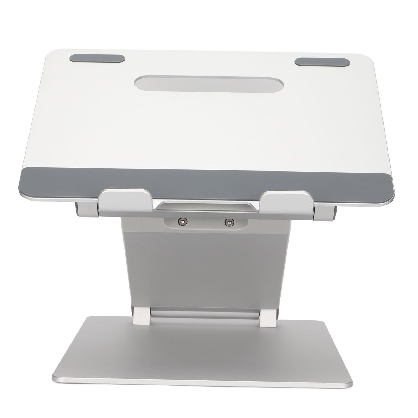 

Подставка для ноутбука с регулируемым углом наклона, нескользящая силиконовая подкладка, рассеивание тепла, эргономичный дизайн, подставка для планшета