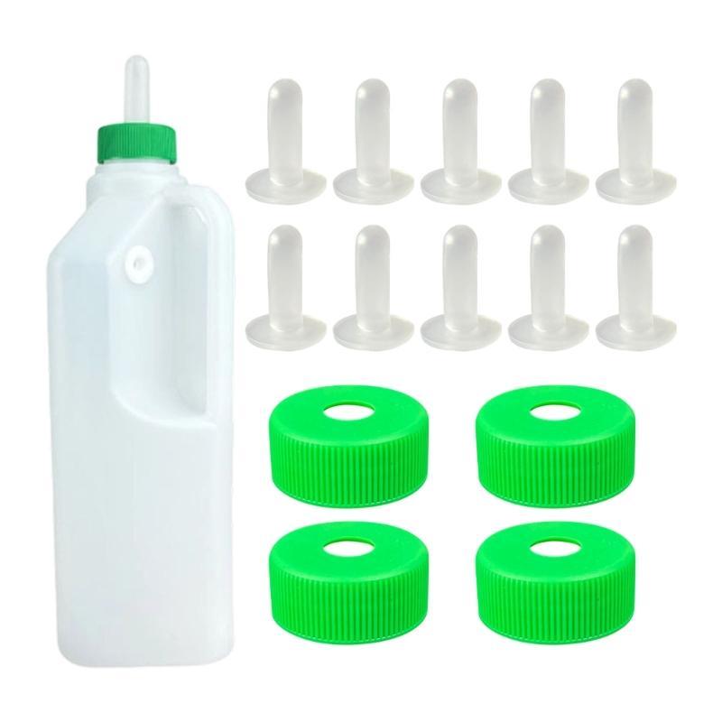 Large Capacity Livestock Nursing Bottle With Measuring Scale Pet Feeding Bottle For Baby Livestock Sheep Cattle Swine