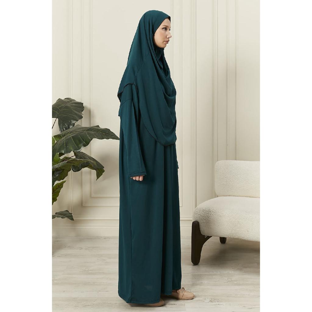 100% Cotton Combed Prayer Dress With Headscarf