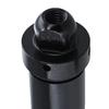 For Tesla For Tire Valve Replacement Kit TPMS Aluminum Valve Stem Metal and Rubber Gaskets Secure Fixing Nut 4pcs Black