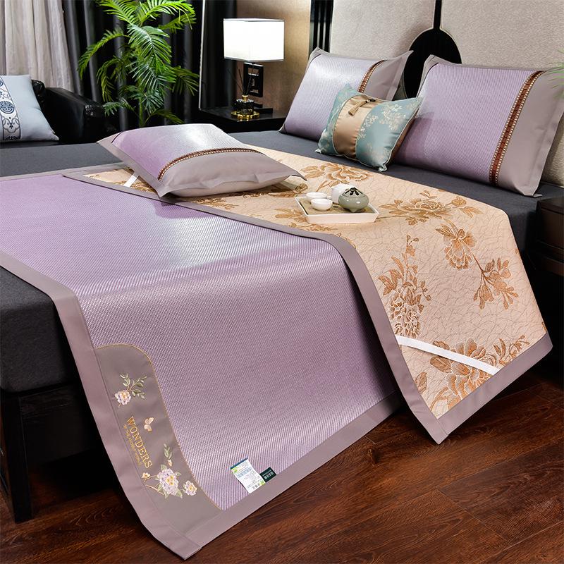Summer Double-Sided Ice Rattan & Bamboo Cooling Mat