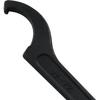 C Hook Spanner Wrench for 68-72mm Round Nut, Universal Coilover Spanner Black