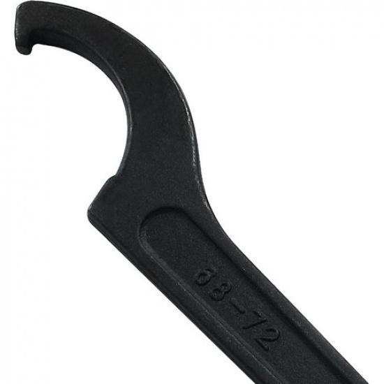 C Hook Spanner Wrench for 68-72mm Round Nut, Universal Coilover Spanner Black