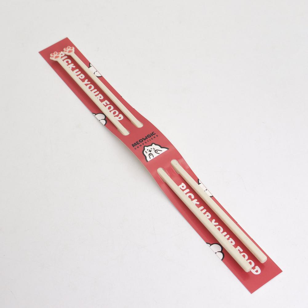 Playful Cat Lover Chopsticks Cat Claw Chopsticks Cat Lover's Reusable Chopsticks Set Non-slip Lightweight Sushi for Lovers