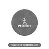 1Pcs Car Accessories Water Cup Mat Leather Silent Coaster For Peugeot 408 4008 308 3008 Rifter 5008 508 2008 208 301 RCZ 407 108