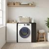 Washing Machine Cabinet Black Oak Look 87 x 60 x 89 cm