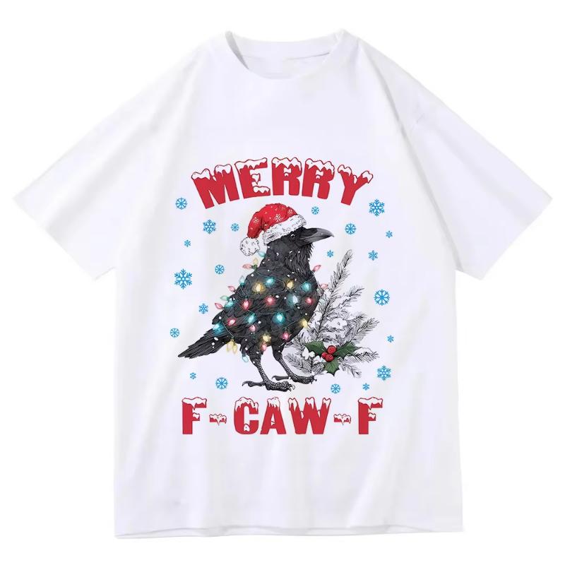 F Caw F Chicken T-Shirt Lustig Vogelliebhaber Nutztier T-Shirt F-Caw-F Hühner Humor T-Shirt Rundhals Kurzarm T-Shirts Mode