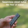 Double-Barreled Survival Whistle, High Decibel Pendant Keychain Whistle for Ourdoor Survival Emergency Camping Portable Whistle