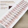 Handmade Oval Gradient Cat Eye Glass Bead False Nails