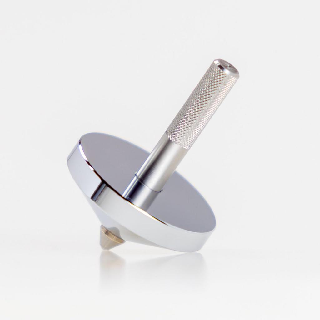 Precision spinning top NEXT-STARLIGHT-SP Silver (Starlight, press-fitted steel ball tip, SUPER PRECISION) (Silver)