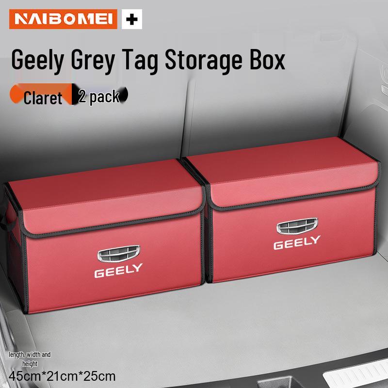 Geely Car Trunk Storage Box for Xingyue, Binyue, Emgrand, Borui, Haoyue, ICON Models
