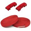 New Flat 8MM No Tie Shoe Laces Widened Design Colorful Press Lock Shoelaces Elastic Laces Adult