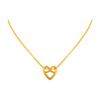 Choker Stainless Steel Heart Infinity Necklace Gold, Wind Versatile Jewelry Nc-2436