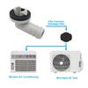 AC Drain Hose Connector 3/5 Inch Leakproof Elbow Fitting Adapter Kit For Portable Window Split Mini Air Conditioner Dehumidifier