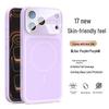 iPhone 17 Pro Max Flüssigsilikon Magnetischer AI-Button Hülle - Apple 16 PM Schutzhülle
