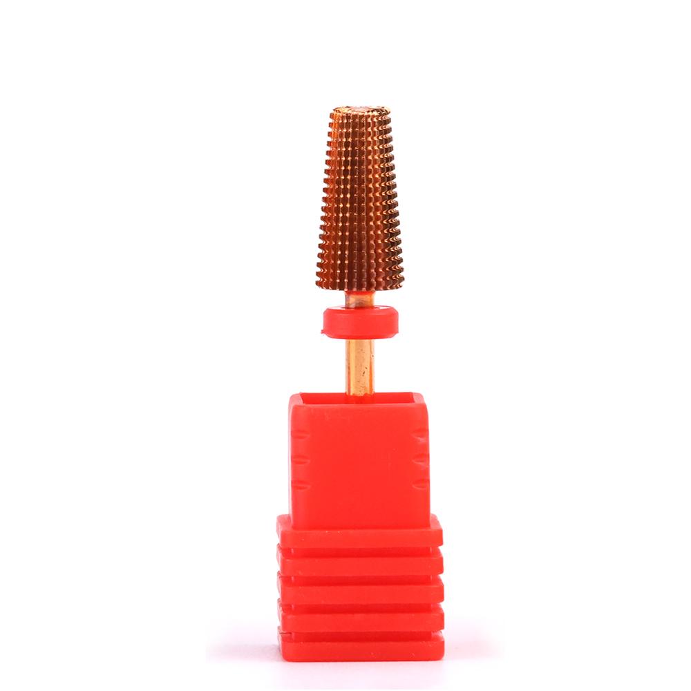 

BEPAN 6 Types Carbide Nail Drill Bits 5 in 1 Tapered Nail Bit Milling Cutter For Manicure Nails Art Accessories