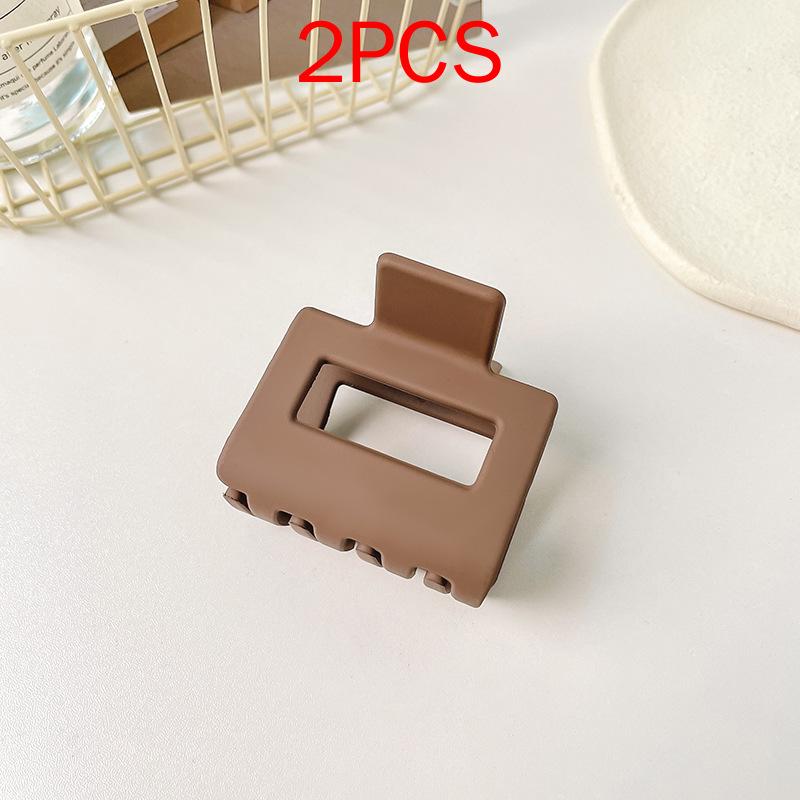 (87 Styles) 2pcs/ Set New Large Jelly Color Hair Clip Acrylic Hair Claw Shark Clamp For Women Girls Fashion Summer Updo Headwear Hair Accessories