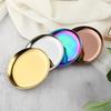 1Pc Light Luxury Nordic Style Metal Tray for Jewelry Dressing Table Bedside Table Dresser Table Jewel Holder Ornament Decoration