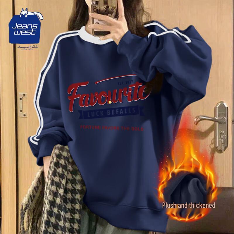 Jeanswest Women's Graphic Round Neck Sweatshirt