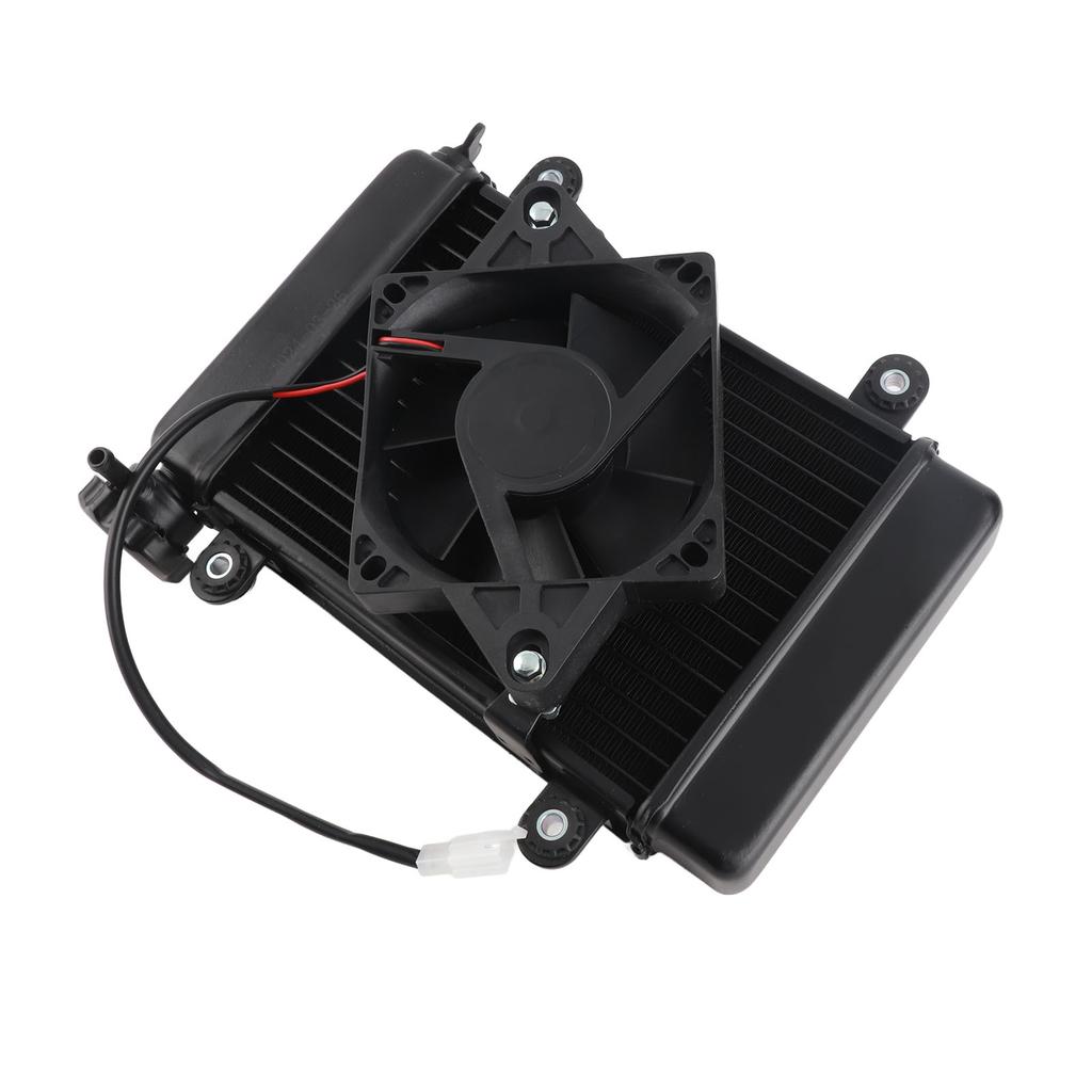 Water Cooled Radiator Cooler with Fan 2 Pin 270mm Powerful Efficient for 150cc 250cc Pit Quad Dirt Bike ATV