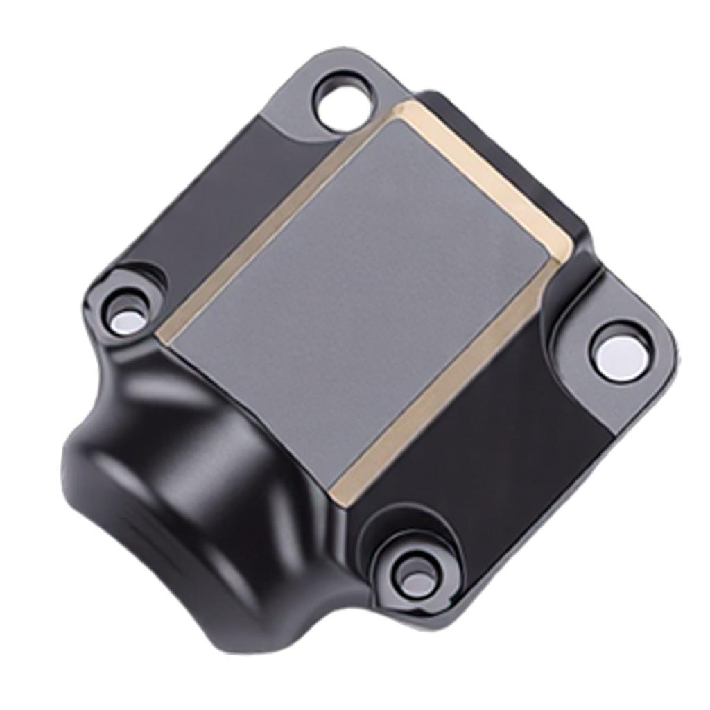 Rear Axle Cover Fit for SCX30 1Celsius30 RC Crawler Brass Electrocoated RC Rear Axle Differential Housing Cover for Upgrade