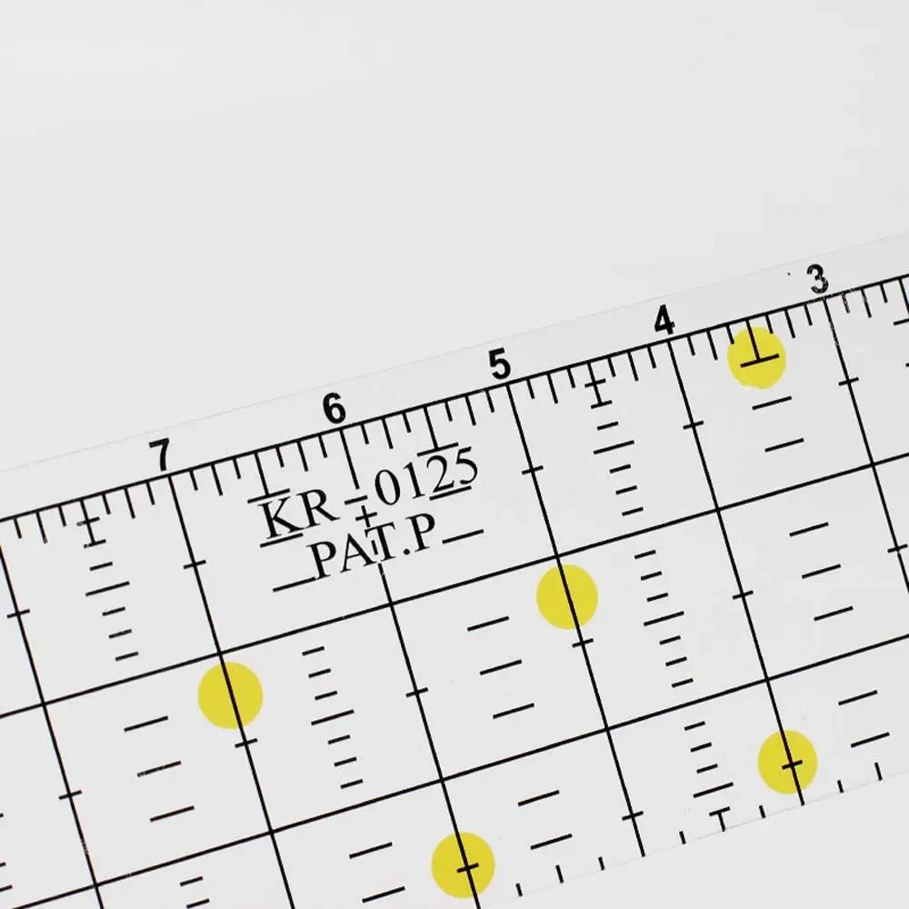 Acrylic Square Ruler Clothing Tailor Ruler Patchwork Ruler Middle Cutout Design Sewing Accessories Seam Needlework Stitch