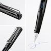 LAMY (Ramy) Safari Shiny Black Fountain Pen Black - Ergonomic Grip and Polished Steel Tip Size F ...