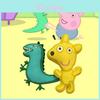 Fascinantă jucărie de pluș Peppa Pig George Dinozaur Cadou Perfect Pentru Copii