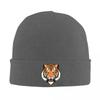 Tiger Head Pattern  Warm Knitted Cap Hip Hop Bonnet Hat Autumn Winter Outdoor Beanies Hats for Unisex Women Adult
