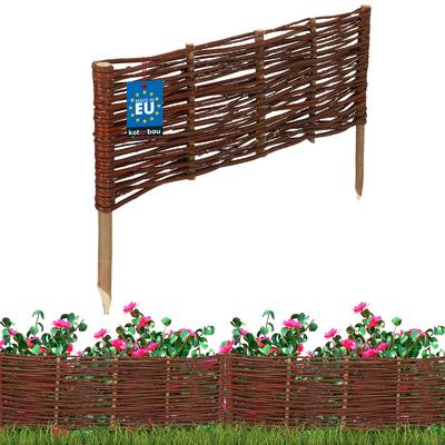 Garden Fence Palisade Edging Wicker Driven Fence 60 X 20