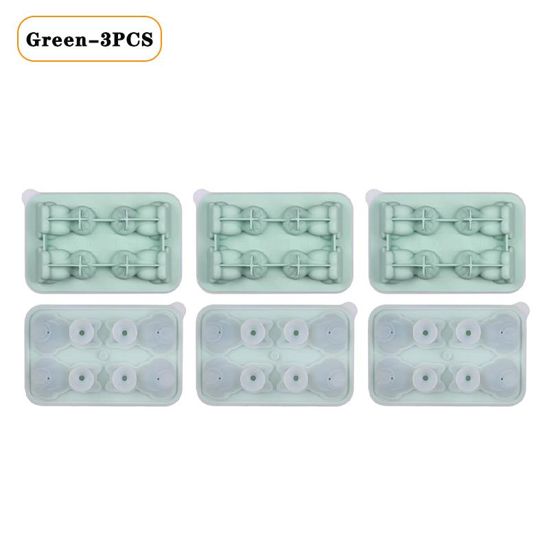 1/3/5PCS Cat Shape Silicone Ice Cube Tray Animal Ice Mold Kitten Ice Maker for Flexible Ice Tray for Whiskey Cocktail Water