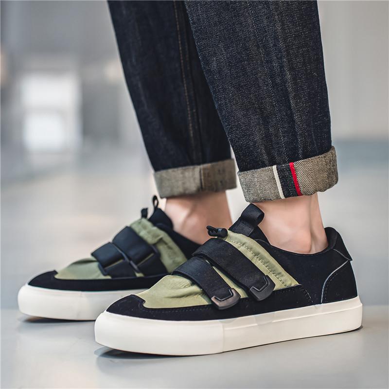 Trend Pánské Obuv pro volný čas Tenisky na plátno Pro muže Pohodlné Vulkanizované Boty Pánské Ploché Pánské Tenisky Boty Britský styl