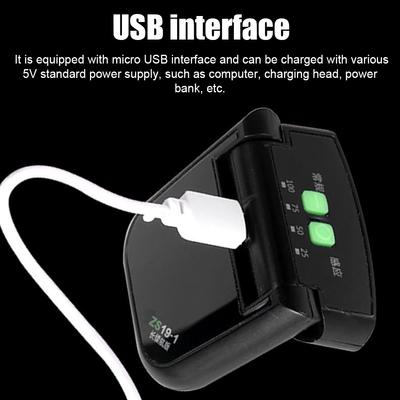 100LM Night Fishing Head Lamp LED Sensor Headlight USB Rechargeable Cap Hat Clip Anti Slight Rain Splashing Shell