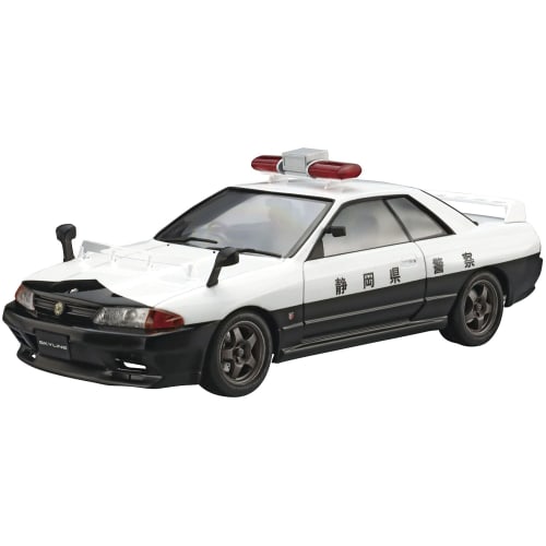 Aoshima Bunka Kyozai 1/24 Scale The Patrol Car Series No. 4 Nissan BNR32 Skyline GT-R Patrol Car 1991 Plastic Model