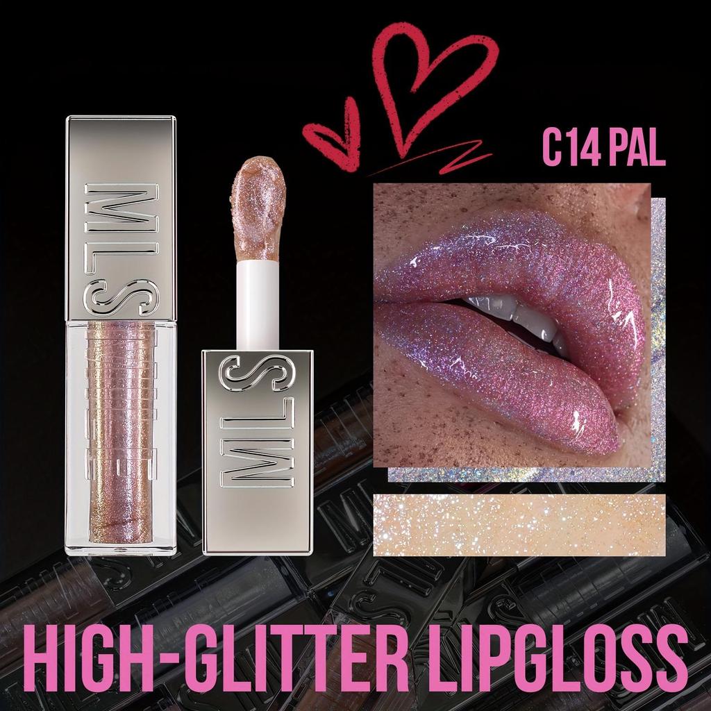 Błyszczyk do ust Sparkling Diamond Lip Gloss 6 kolorów Nawilżająca, nieklejąca formuła Płynna szminka Makijaż ust Idealny na przyjęcia świąteczne i prezenty