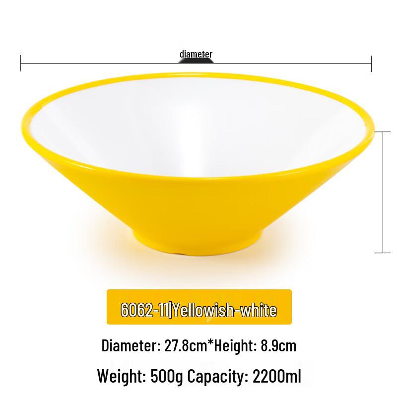 A5 Melamine Conical Noodle Bowl