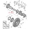 0513C8 For Peugeot 3008 308CC 207CC 308SW Citroen C4L DS5 DS6 MINI 1.6T Genuine Crankshaft Timing Gear Engine Timing Pinion