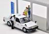 Tomytec GeoColle 64 Snap 04a Taxi Stand Toyota Crown Comfort Specification ABS Accessories Completed Mini Car Set 312345 1/64 #Car (TLV-NEO Special
