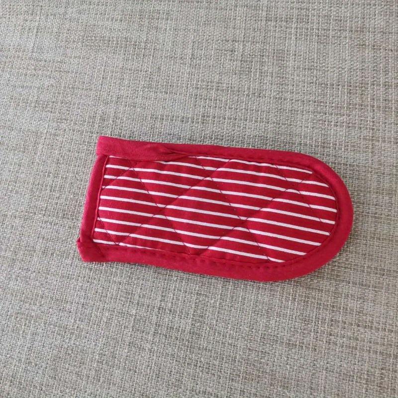 

Изолированная ручка для кастрюли Чехол для ручки Нескользящая термостойкая прихватка Противоожоговая кухонная утварь Гаджеты красный