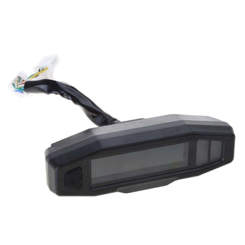 Motorcycle Speedometer Color Display Tachometer Oil Gauge Odo-Meter Compact